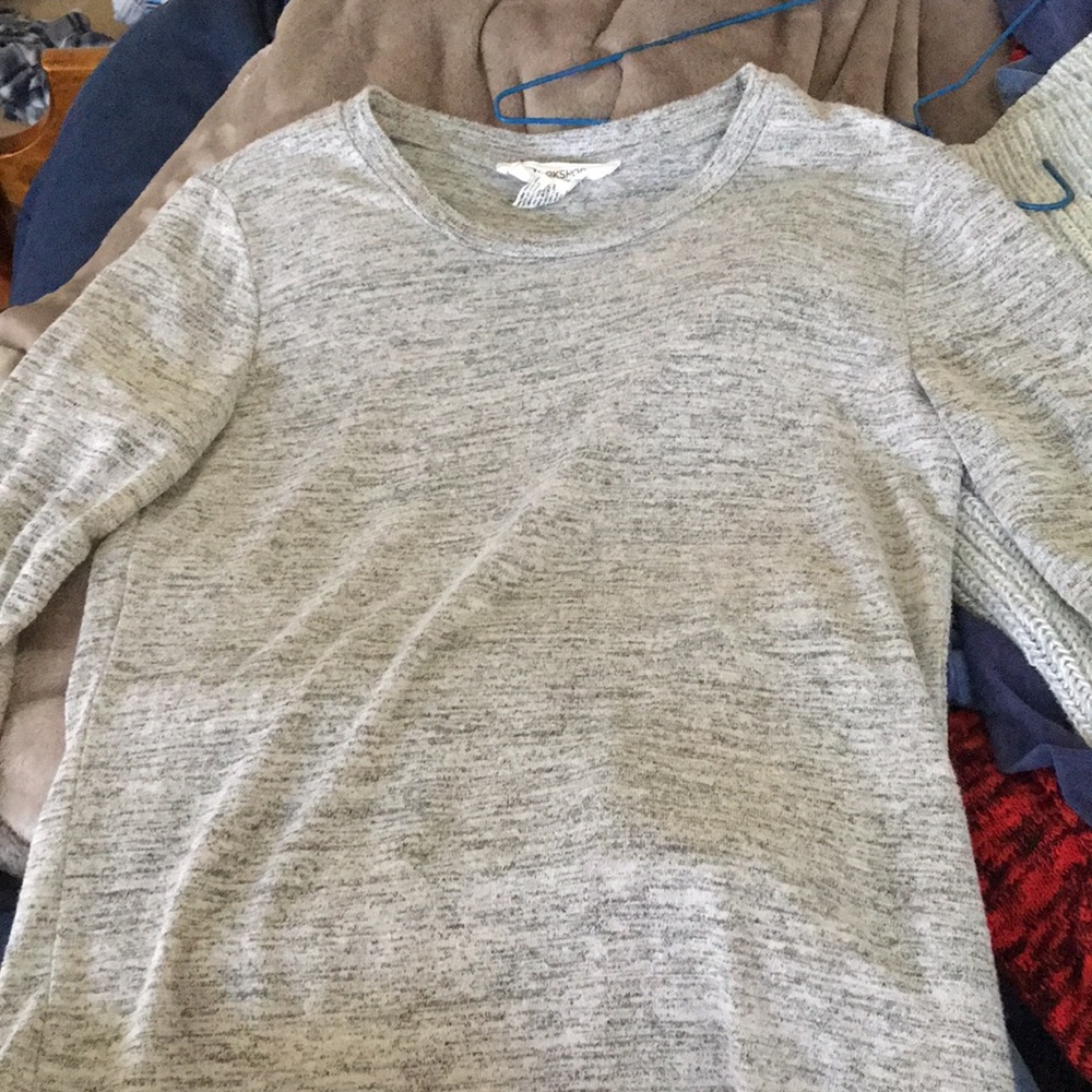 Plain grey sweater